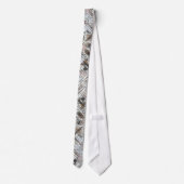 大枠 – 抽象芸術幾何学模様 ネクタイ (裏面)