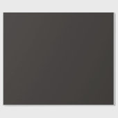 大柄でハンサムな黒い色 ラッピングペーパー (フラット)