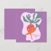 大根とニンジンがよくハガキになる (正面/裏面)