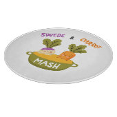 大根と人参のマッシュ カッティングボード (角)