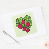 大根への愛 スクエアシール (封筒)