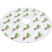 大根イラストレーション ブラッシュドポリエステルツリースカート (アングル)