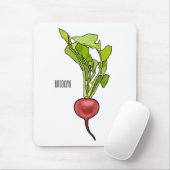 大根イラストレーション マウスパッド (マウス)