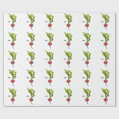 大根イラストレーション ラッピングペーパー (フラット)