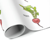 大根イラストレーション ラッピングペーパー (ロールコーナー)