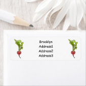 大根イラストレーション ラベル (インサイチュ)