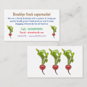 大根イラストレーション 名刺 (正面/裏面)