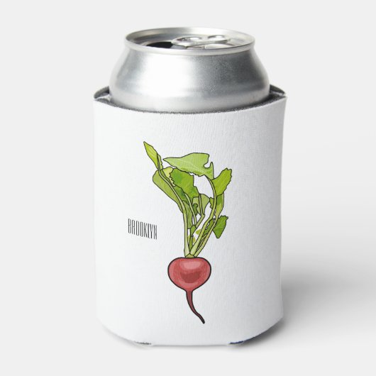 大根イラストレーション 缶クーラー (缶正面)