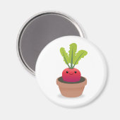 大根キャラクター マグネット (正面/裏面)