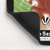 大根シードパケットラベル マウスパッド (コーナー)