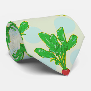 大根パターン水玉模様 ネクタイ