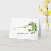 大根勇気付けられるカード カード (黄色い花)