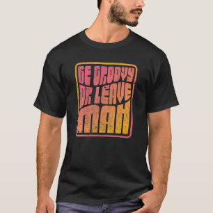 大根性か離れ男性か。レトロスタイルヒッピー Tシャツ
