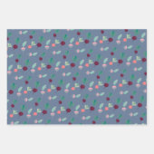 大根、ビート巻き紙セット3 ラッピングペーパーシート (正面2)