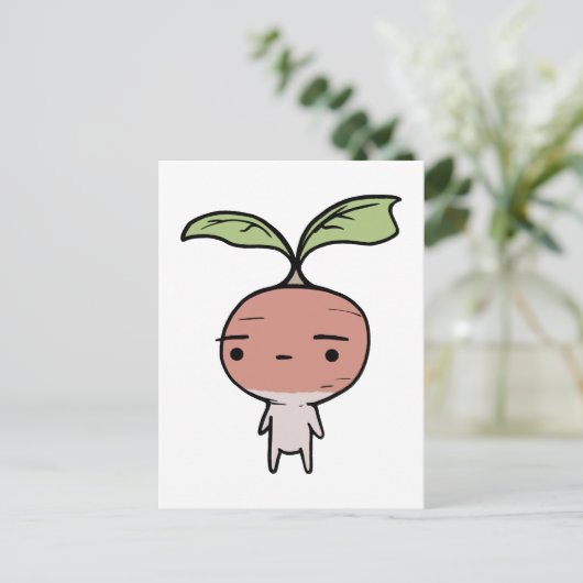 大根 ポストカード (スタンド正面)