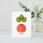 大根 ポストカード (スタンド正面)