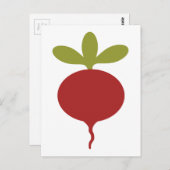 大根 ポストカード (正面/裏面)