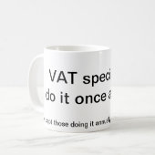 大桶の専門家は年四回します コーヒーマグカップ (正面左)