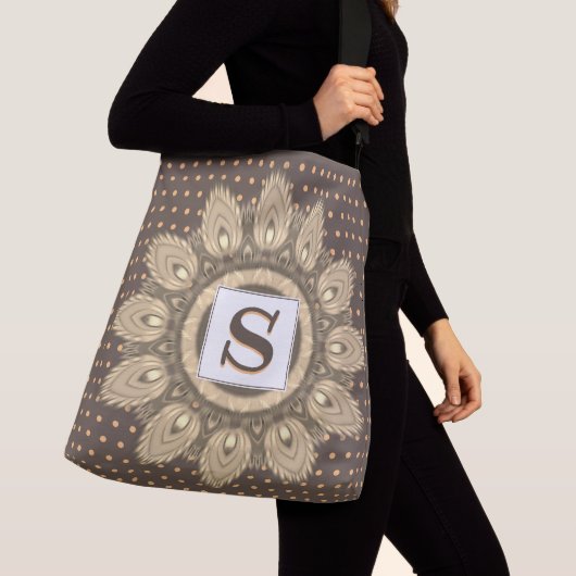 大横カスタム体トートバサイケデリックッグ クロスボディバッグ (クローズアップ)