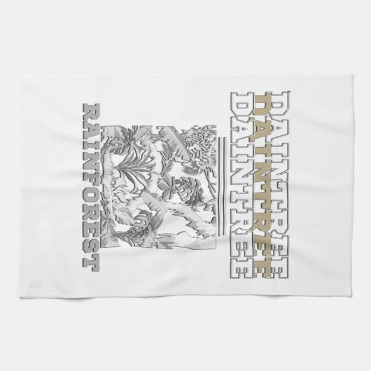 大樹の雨林 キッチンタオル (横)