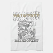 大樹の雨林 キッチンタオル (縦)