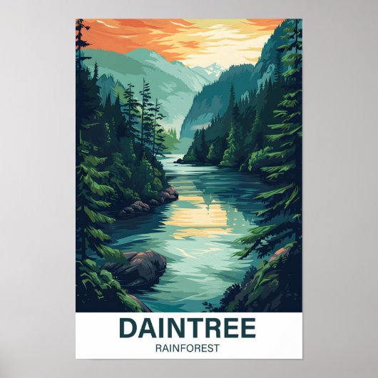 大樹熱帯雨林クイーンズランドオーストラリア旅行 ポスター (正面)