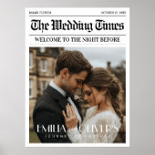 大歓迎の前夜結婚の新聞 ポスター (正面)