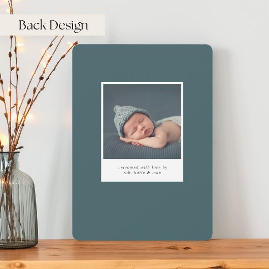 大歓迎 |写真の誕生のお知らせ 案内状