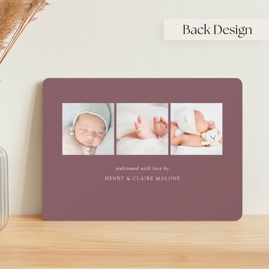 大歓迎 |写真の誕生のお知らせ 案内状