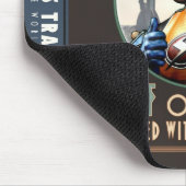 大気のマウスパッドと半分入った マウスパッド (コーナー)