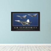 大気の優位性： 感動的 キャンバスプリント (インサイチュ (ウッドフロア))