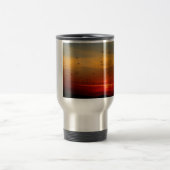 大気の空,夕日,鳥,美しい写真 トラベルマグ (中央)