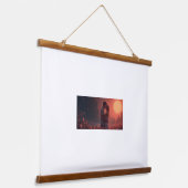 大気中タペストリー 吊り下げ型タペストリー (傾斜あり)