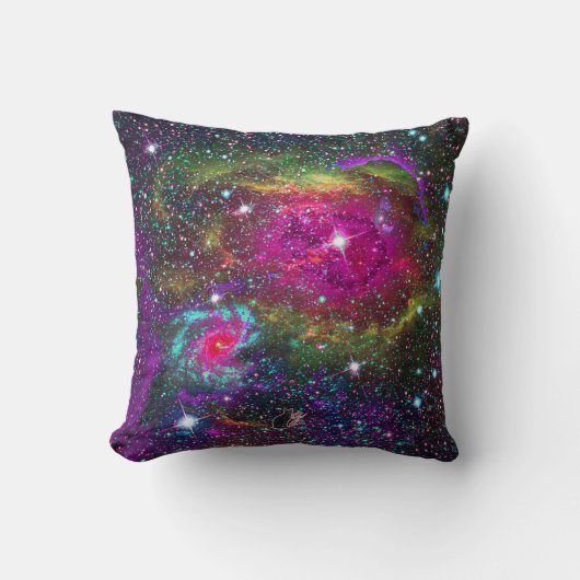 大気圏の星空ピロー クッション (正面)