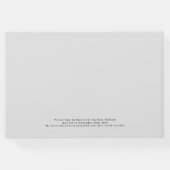 大気婚約結婚写真 ゲストブック (裏面)