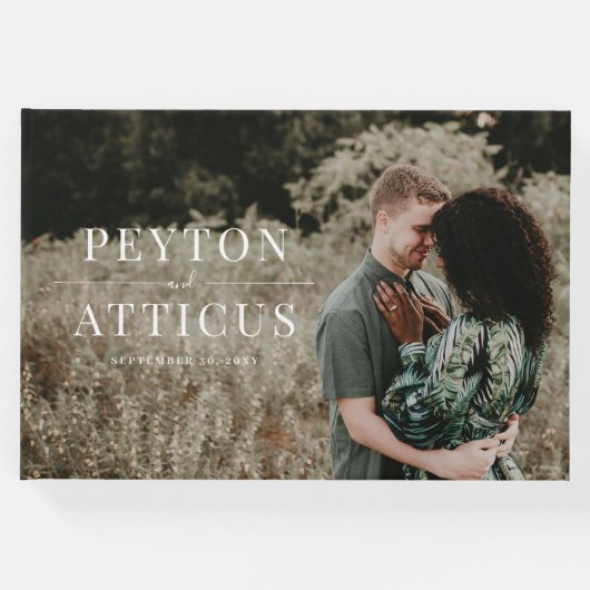 大気婚約結婚写真 ゲストブック (正面)