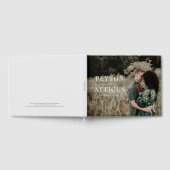 大気婚約結婚写真 ゲストブック (全面)