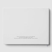 大気婚約結婚写真 ゲストブック (裏面)