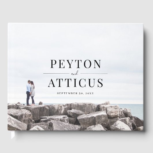 大気婚約結婚写真 ゲストブック (正面)