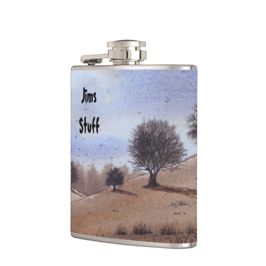 大気景気の秋景  フラスク (左)