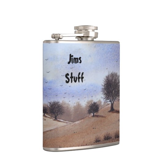 大気景気の秋景 フラスク (右)