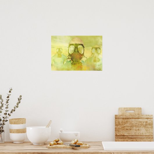 大気汚染 ポスター (キッチン)