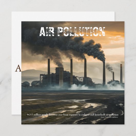 大気汚染(2023)カード (正面/裏面)