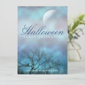 大気的なムードのハロウィンパーティー招待状 招待状 (スタンド正面)