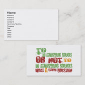 大気科学をするため 名刺 (正面/裏面)