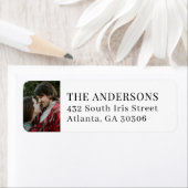 大気結婚ズスイートフォト差出人住所 ラベル (インサイチュ)