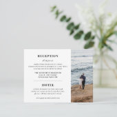 大気結婚式招待状エンクロージャカード 出欠カード (スタンド正面)