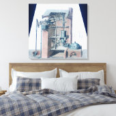 大気蒸気エンジン キャンバスプリント (インサイチュ (寝室))