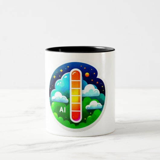 大気質指数 ツートーンマグカップ (中央)