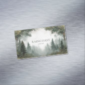 大気霧の森の道 マグネット名刺 (インサイチュ)